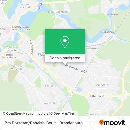 Bm Potsdam/Babelsb Karte