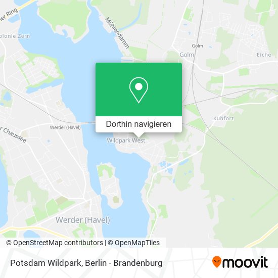 Potsdam Wildpark Karte