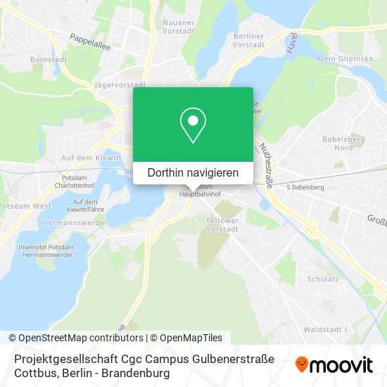 Projektgesellschaft Cgc Campus Gulbenerstraße Cottbus Karte