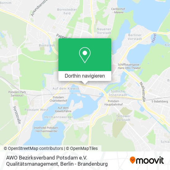AWO Bezirksverband Potsdam e.V. Qualitätsmanagement Karte