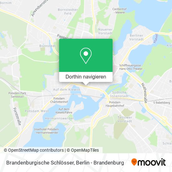 Brandenburgische Schlösser Karte