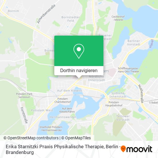 Erika Starnitzki Praxis Physikalische Therapie Karte