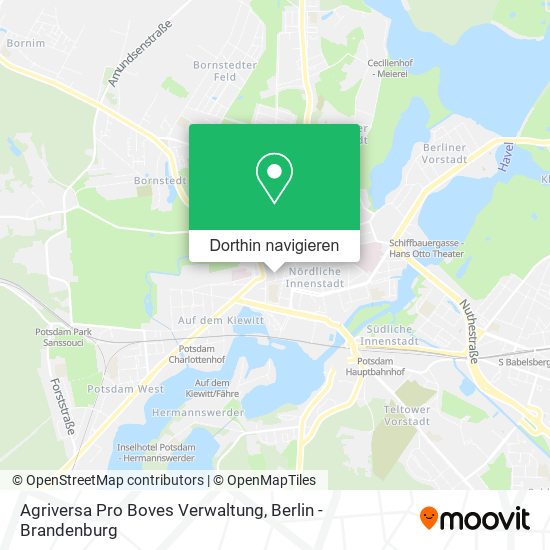 Agriversa Pro Boves Verwaltung Karte