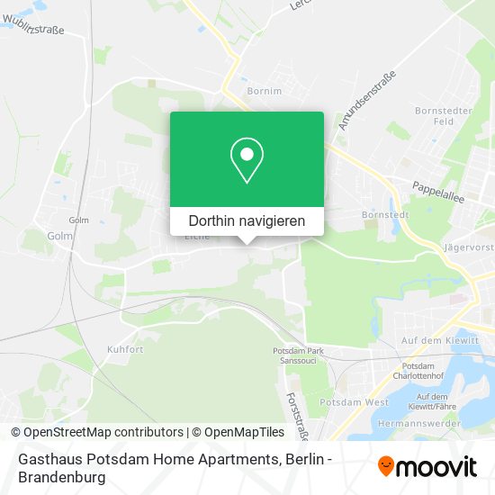 Gasthaus Potsdam Home Apartments Karte