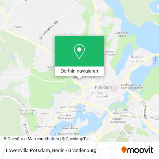 Löwenvilla Potsdam Karte