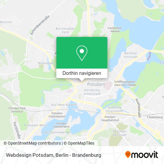 Webdesign Potsdam Karte