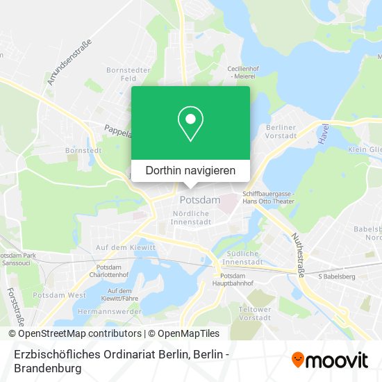 Erzbischöfliches Ordinariat Berlin Karte