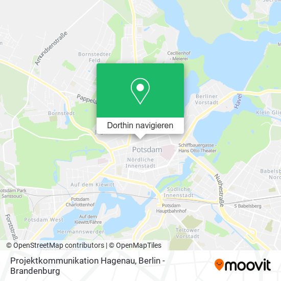 Projektkommunikation Hagenau Karte