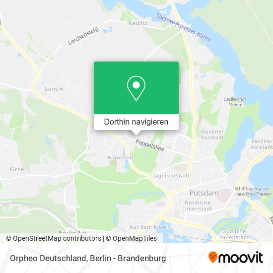 Orpheo Deutschland Karte