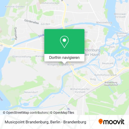 Musicpoint Brandenburg Karte