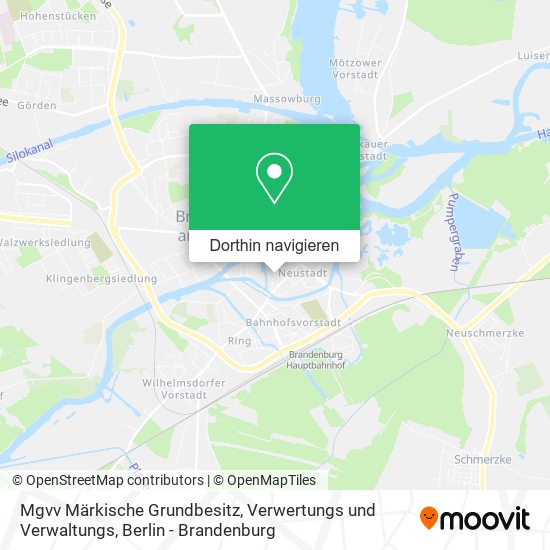 Mgvv Märkische Grundbesitz, Verwertungs und Verwaltungs Karte