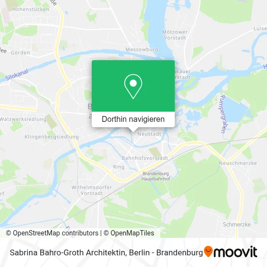 Sabrina Bahro-Groth Architektin Karte