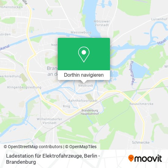 Ladestation für Elektrofahrzeuge Karte