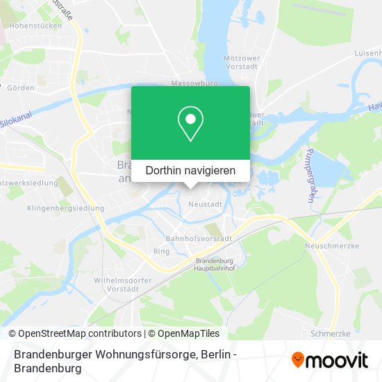 Brandenburger Wohnungsfürsorge Karte