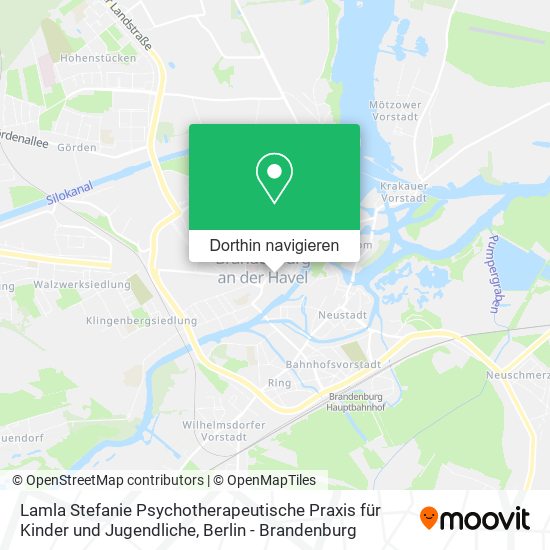 Lamla Stefanie Psychotherapeutische Praxis für Kinder und Jugendliche Karte