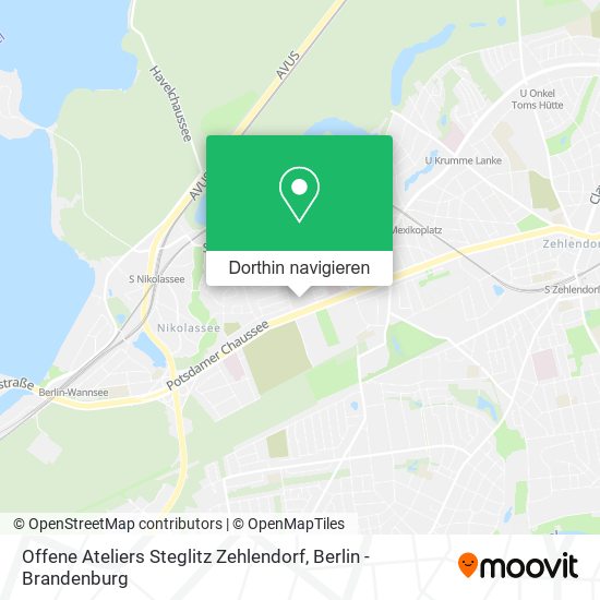 Offene Ateliers Steglitz Zehlendorf Karte