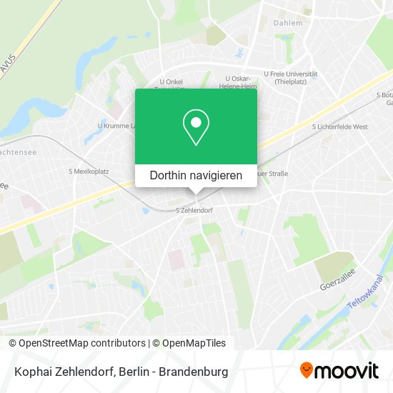 Kophai Zehlendorf Karte