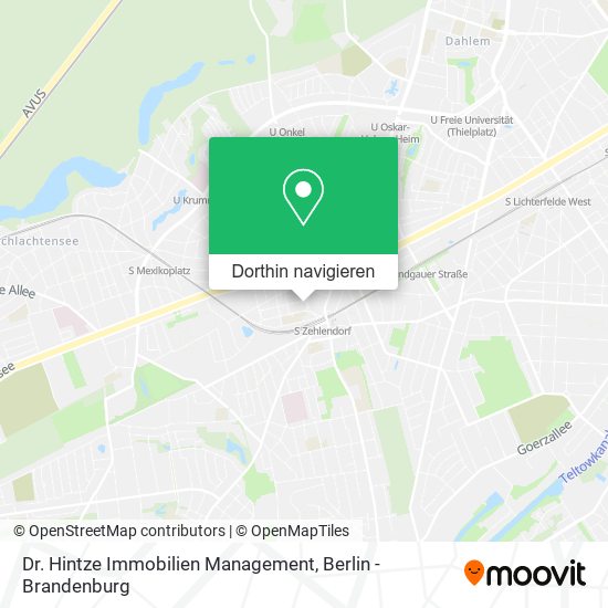 Dr. Hintze Immobilien Management Karte