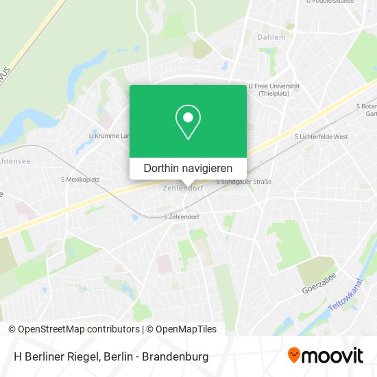 H Berliner Riegel Karte