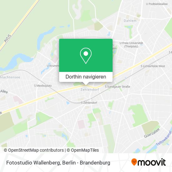 Fotostudio Wallenberg Karte