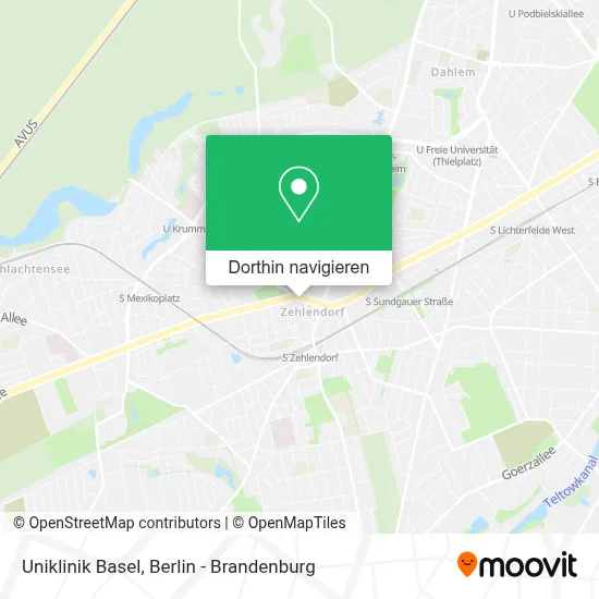 Uniklinik Basel Karte