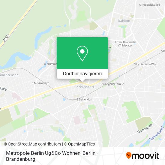 Metropole Berlin Ug&Co Wohnen Karte