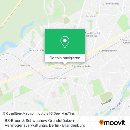 BS-Braun & Schwuchow Grundstücks-+ Vermögensverwaltungs Karte