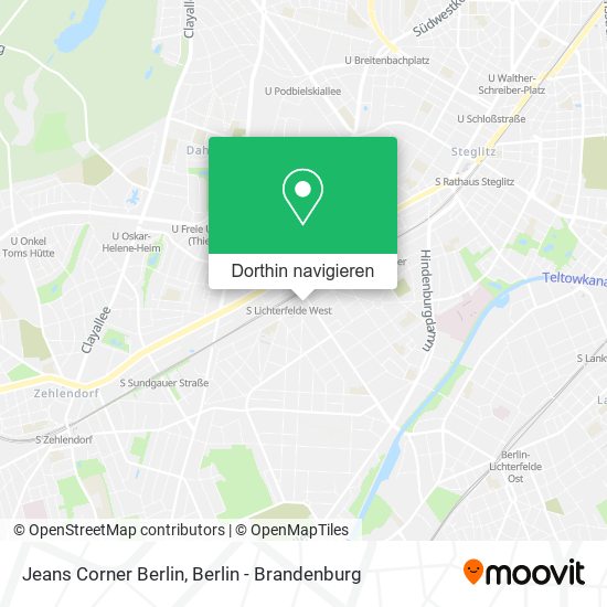 Jeans Corner Berlin Karte
