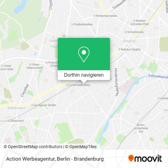 Action Werbeagentur Karte