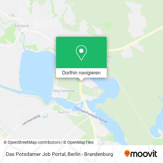 Das Potsdamer Job Portal Karte