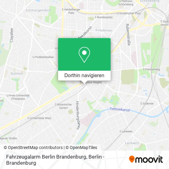 Fahrzeugalarm Berlin Brandenburg Karte