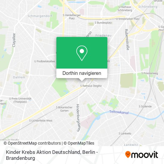 Kinder Krebs Aktion Deutschland Karte