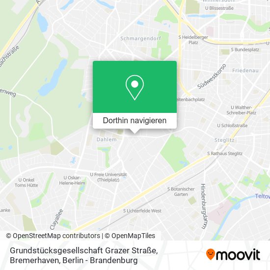 Grundstücksgesellschaft Grazer Straße, Bremerhaven Karte