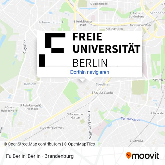 Fu Berlin Karte