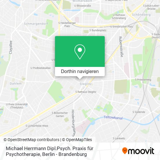Michael Herrmann Dipl.Psych. Praxis für Psychotherapie Karte