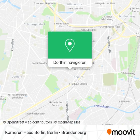 Kamerun Haus Berlin Karte