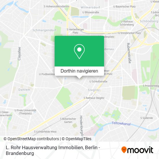 L. Rohr Hausverwaltung Immobilien Karte