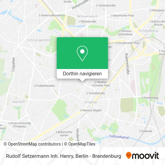 Rudolf Setzermann Inh. Henry Karte