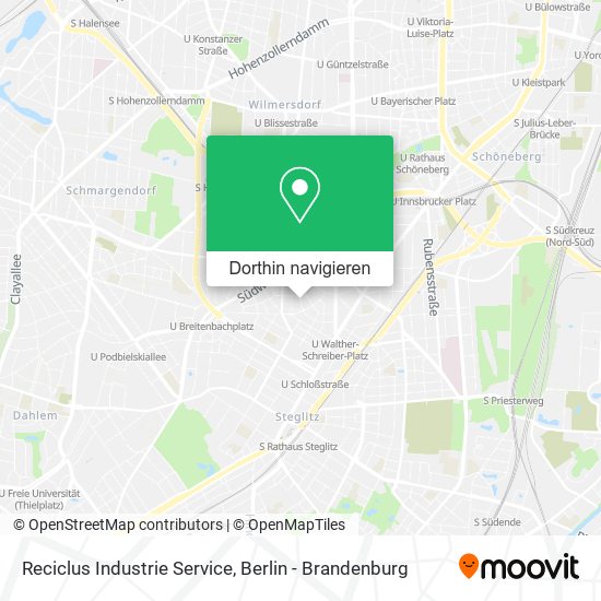 Reciclus Industrie Service Karte