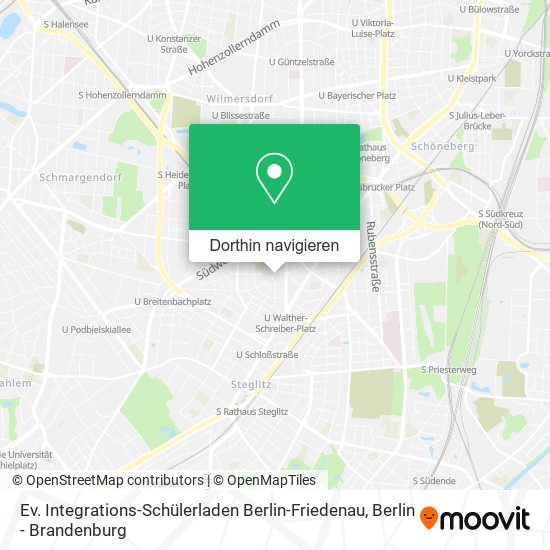 Ev. Integrations-Schülerladen Berlin-Friedenau Karte