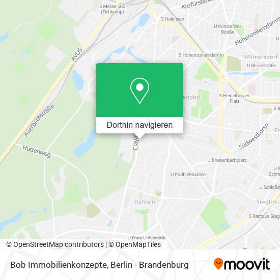 Bob Immobilienkonzepte Karte