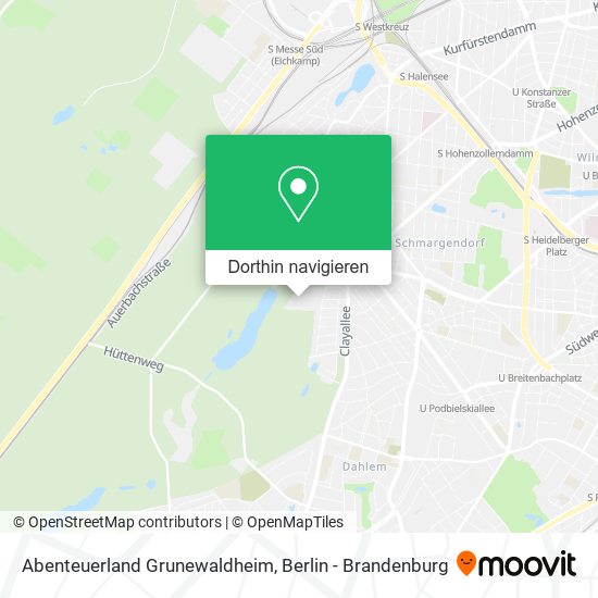 Abenteuerland Grunewaldheim Karte