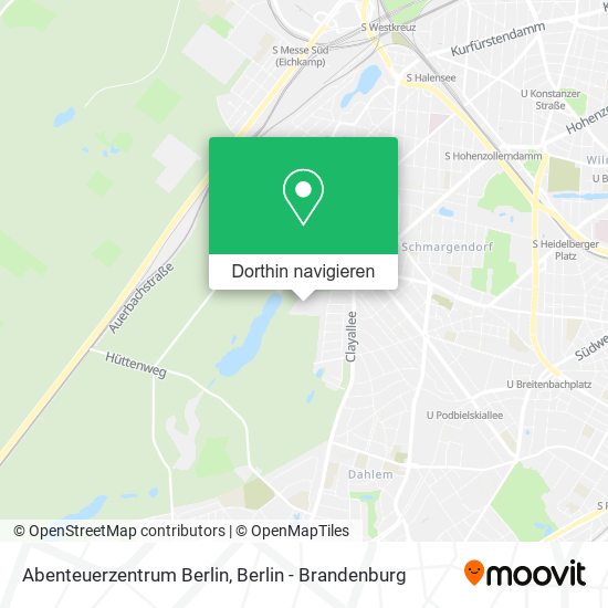 Abenteuerzentrum Berlin Karte