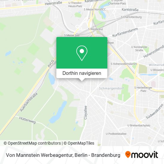 Von Mannstein Werbeagentur Karte