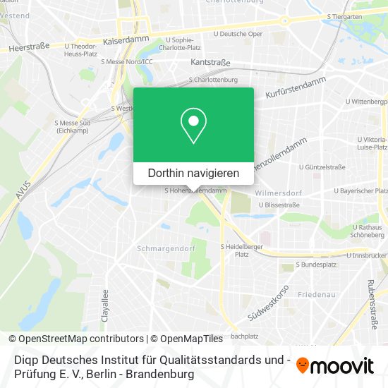 Diqp Deutsches Institut für Qualitätsstandards und -Prüfung E. V. Karte