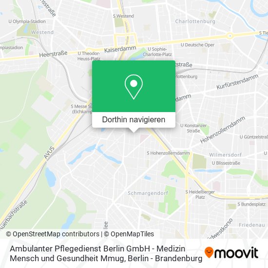 Ambulanter Pflegedienst Berlin GmbH - Medizin Mensch und Gesundheit Mmug Karte
