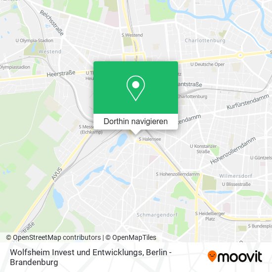 Wolfsheim Invest und Entwicklungs Karte