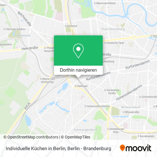 Individuelle Küchen in Berlin Karte