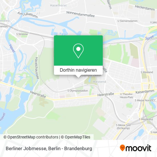 Berliner Jobmesse Karte