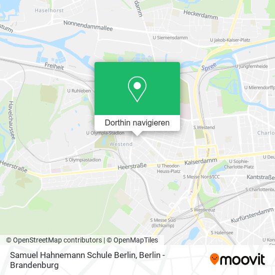 Samuel Hahnemann Schule Berlin Karte